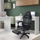 Kit 2 Cadeiras Gamer Stillus Ergonômica Com Apoio Para Os Pés