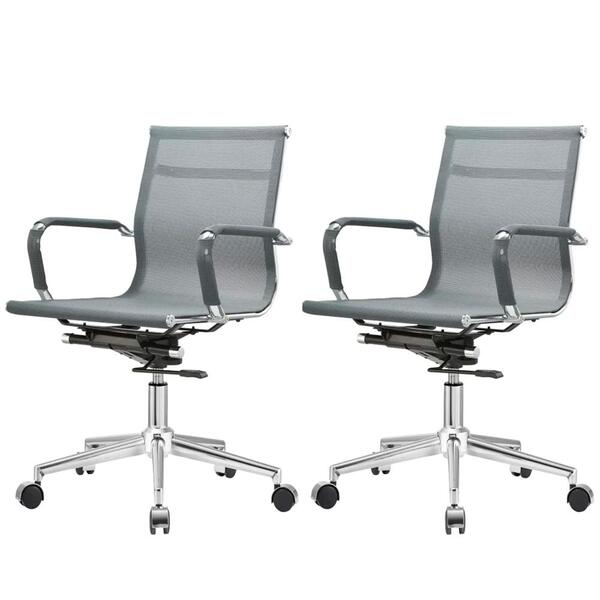 Kit 2 Cadeiras Giratória Office Sydney Diretor Fratini Tela C
