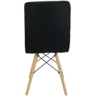 Kit 2 Cadeiras Gomos Eiffel Eames Fitz Dublin Estofada Base M