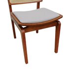 Kit 2 Cadeiras Gus Madeira Maciça Encosto Telinha Assento Ana