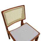 Kit 2 Cadeiras Gus Madeira Maciça Encosto Telinha Assento Ana