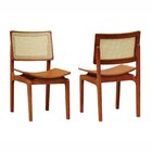 Kit 2 Cadeiras Gus Madeira Maciça Encosto Telinha Assento Ana