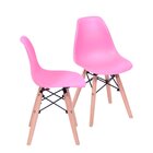 Kit 2 Cadeiras Infantil Base Madeira Or-1102