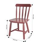 Kit 2 Cadeiras Infantis Mariah Deiss Rosa Bebê