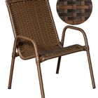 Kit 2 Cadeiras Ipanema Area Externa, Jardim Junco Bronze