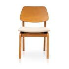 Kit 2 Cadeiras Jandaia Cabecasa Madeiraoriginals Bege/amêndoa