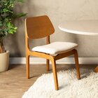 Kit 2 Cadeiras Jandaia Cabecasa Madeiraoriginals Bege/amêndoa