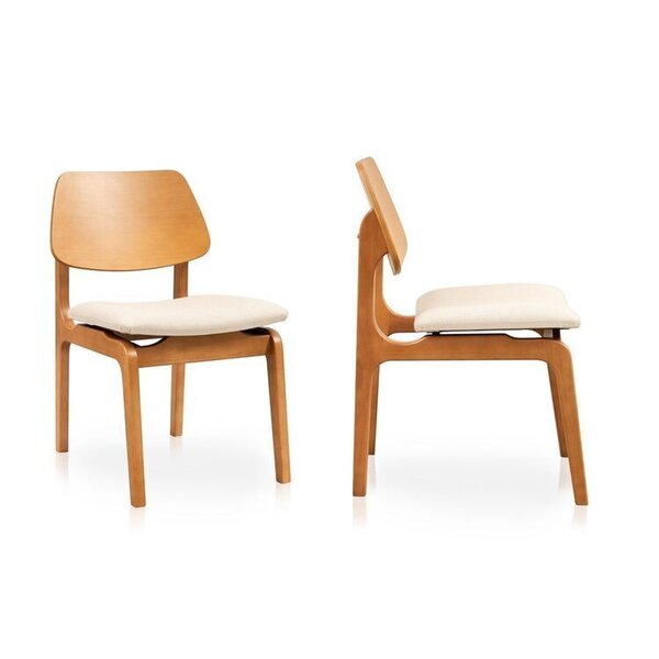 Kit 2 Cadeiras Jandaia Cabecasa Madeiraoriginals Bege/amêndoa