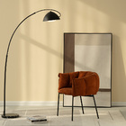 Kit 2 Cadeiras Joy Estofada Em Tecido Bouclé Terracota E Azul