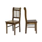 Kit 2 Cadeiras Kingston Em Madeira Maciça Tabaco - Casatema