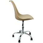 Kit 2 Cadeiras Leda Office Luisa Saarinen Estofada Base Girat