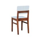 Kit 2 Cadeiras Linhas Estrutura Madeira Maciça Assento E Enco