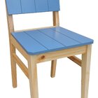 Kit 2 Cadeiras Linhas Estrutura Madeira Maciça Assento E Enco