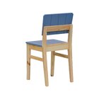 Kit 2 Cadeiras Linhas Estrutura Madeira Maciça Assento E Enco