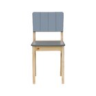 Kit 2 Cadeiras Linhas Estrutura Madeira Maciça Assento E Enco