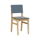 Kit 2 Cadeiras Linhas Estrutura Madeira Maciça Assento E Enco