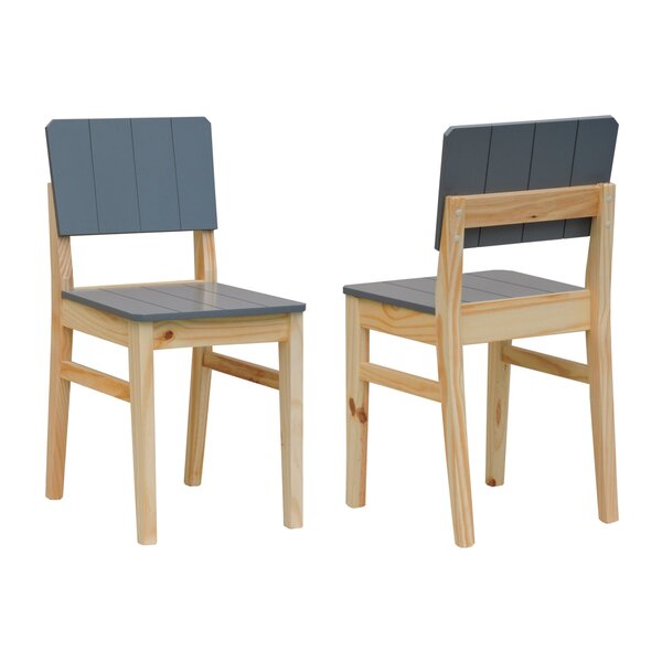 Kit 2 Cadeiras Linhas Estrutura Madeira Maciça Assento E Enco