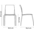 Kit 2 Cadeiras Loft Preto