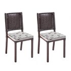 Kit 2 Cadeiras Lorenza Novabras Aço Corten/bege