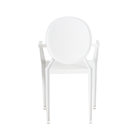 Kit 2 Cadeiras Louis Ghost Branco Sólido