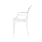 Kit 2 Cadeiras Louis Ghost Branco Sólido