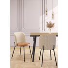 Kit 2 Cadeiras Love Cabecasa Madeiraoriginals Preto/whisky