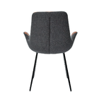 Kit 2 Cadeiras Luiza Cinza Design Sala Cozinha Jantar