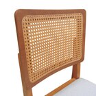 Kit 2 Cadeiras Lyon Assento Estofado Encosto Telinha - Amêndo