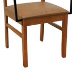 Kit 2 Cadeiras Lyon Com Braços Madeira Maciça Encosto Telinha