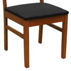 Kit 2 Cadeiras Lyon Madeira Maciça Encosto Telinha Assento Es