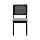 Kit 2 Cadeiras Lyon Madeira Maciça Encosto Telinha Assento Es