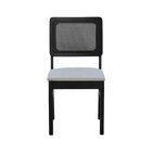 Kit 2 Cadeiras Lyon Madeira Maciça Encosto Telinha Assento Es