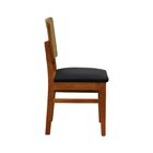 Kit 2 Cadeiras Lyon Madeira Maciça Encosto Telinha Assento Es