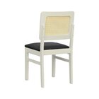 Kit 2 Cadeiras Lyon Madeira Maciça Encosto Telinha Assento Es