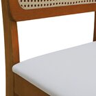 Kit 2 Cadeiras Lyon Madeira Maciça Encosto Telinha Assento Es