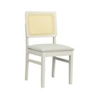 Kit 2 Cadeiras Lyon Madeira Maciça Encosto Telinha Assento Es