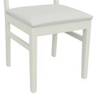 Kit 2 Cadeiras Lyon Madeira Maciça Encosto Telinha Assento Es