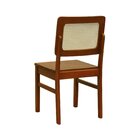 Kit 2 Cadeiras Lyon Madeira Maciça Encosto Telinha Assento Ri