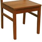 Kit 2 Cadeiras Lyon Madeira Maciça Encosto Telinha Assento Ri