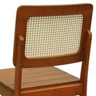 Kit 2 Cadeiras Lyon Madeira Maciça Encosto Telinha Assento Ri