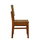 Kit 2 Cadeiras Lyon Madeira Maciça Encosto Telinha Assento Ri