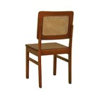 Kit 2 Cadeiras Lyon Madeira Maciça Encosto Telinha Assento Ri