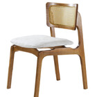 Kit 2 Cadeiras Maciça Telinha Anatômico Malta Sala Nobre