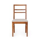 Kit 2 Cadeiras Madeira Maciça Assento Estofado Zuzu Garapa