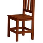 Kit 2 Cadeiras Madeira Maciça Castanho Diana Shop Jm