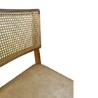 Kit 2 Cadeiras Madeira Maciça Com Enconsto Em Tela E Assento