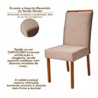 Kit 2 Cadeiras Madeira Maciça E Estofada Bella Espresso Móvei