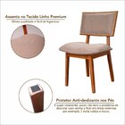 Kit 2 Cadeiras Madeira Maciça E Estofada Luxo Bréscia Espress