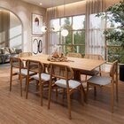 Kit 2 Cadeiras Madeira Maciça Encosto De Telinha De Rattan Li