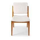 Kit 2 Cadeiras Madeira Maciça Encosto E Assento Estofado Ugan